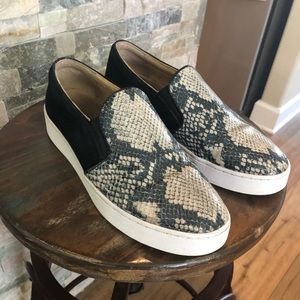 Snakeskin slip on